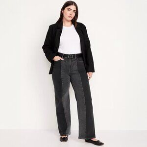 Extra High-Waisted Sky-Hi Wide-Leg Jeans